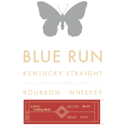 Blue Run Calling Birds Single Barrel Bourbon 2023