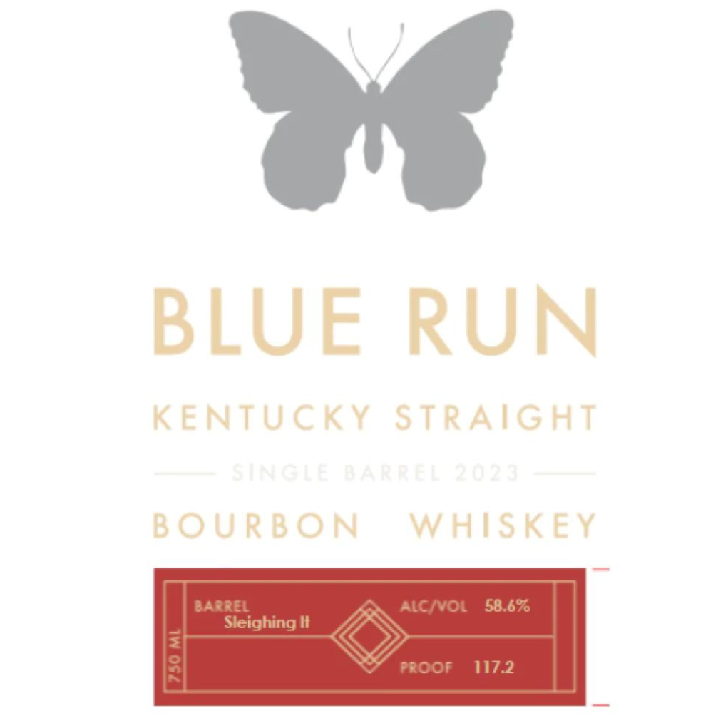 Blue Run ‘Sleighing It’ Single Barrel Bourbon 2023