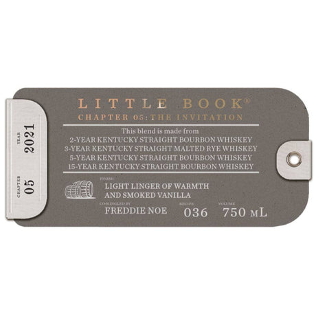 Booker's Little Book Bourbon Chapter 5 The Invitation