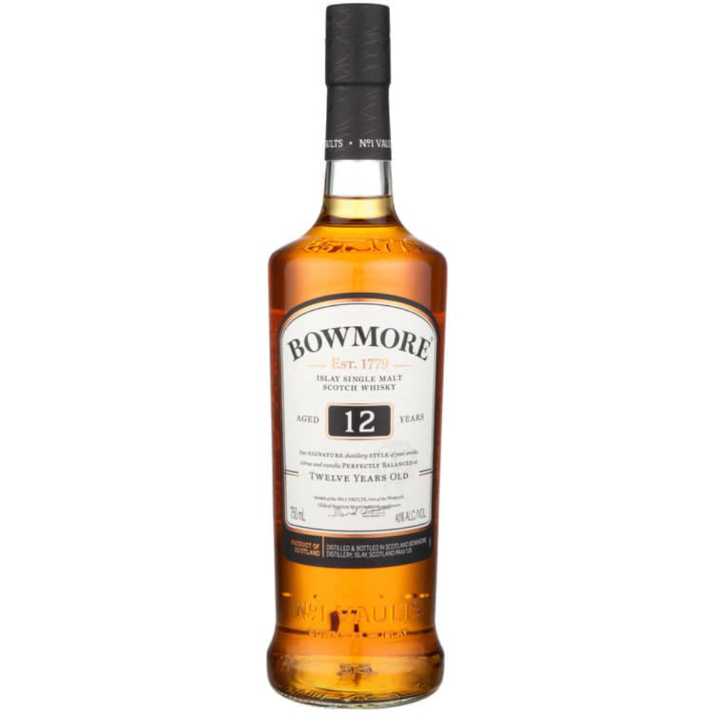 Bowmore Single Malt Scotch 12 Year Whiskey