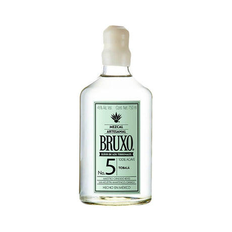 Bruxo Mezcal Artesanal Joven No. 5 Tobala  Tequila