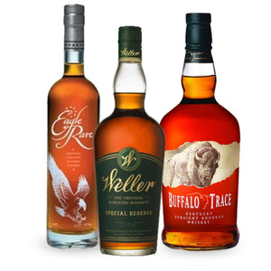 Buffalo Trace Bourbon X Eagle Rare 10Yr Bourbon X W.L. Weller Special Reserve Combo