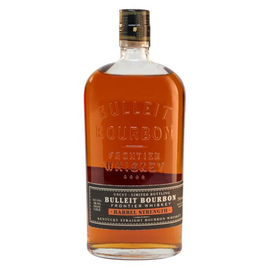 Bulleit Straight Bourbon Frontier Whiskey Barrel Strength Uncut