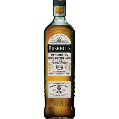 Bushmills Limited Edition Peaky Blinders Prohibition Recipe Irish Whiskey