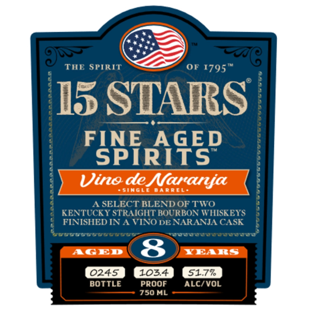 15 Stars Vino de Naranja Finished Blended Bourbon