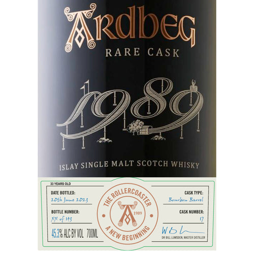 Ardbeg Rare Cask 1989 33 Year Old Whiskey
