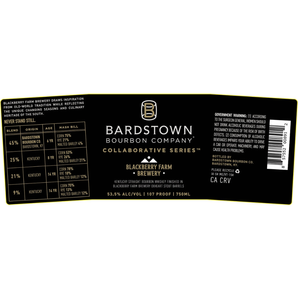 Bardstown Bourbon Collaborative Series Blackberry Farm Brewery