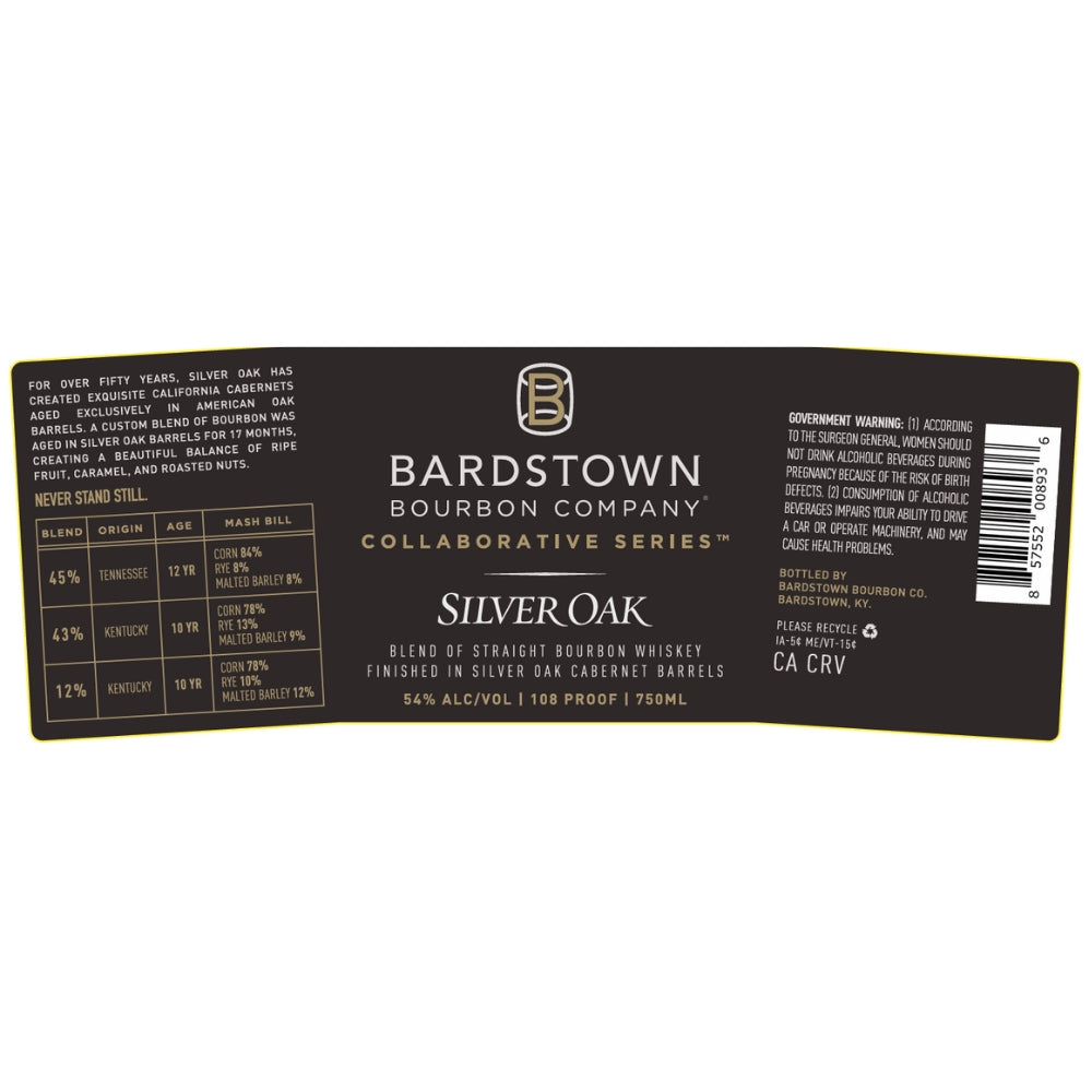 Bardstown Bourbon Collaborative Series Silver Oak