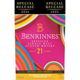 Benrinnes 21 Year Old Speyside Single Malt Scotch 2024 Special Release