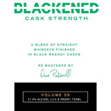 Blackened Cask Strength Volume 05 by Metallica Whiskey