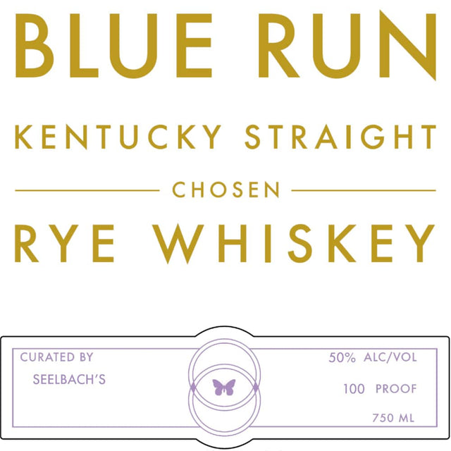 Blue Run Chosen Kentucky Straight Rye Whiskey