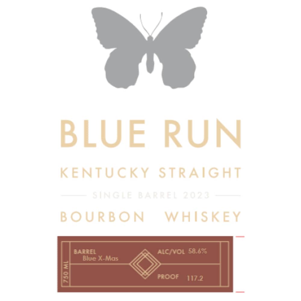 Blue Run  Blue X Mas Single Barrel Bourbon 2023