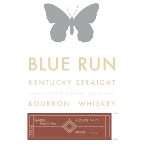 Blue Run  Blue X Mas Single Barrel Bourbon 2023