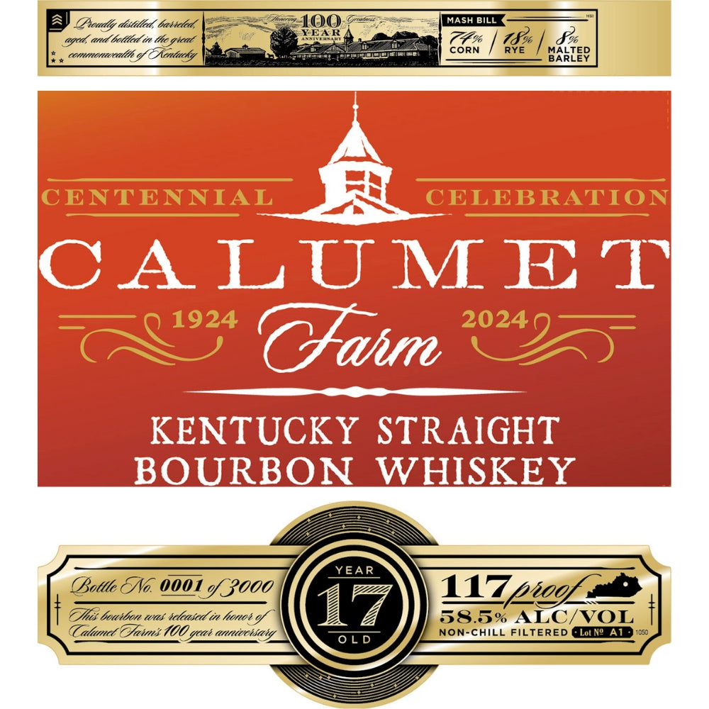 Calumet Farm 100th Anniversary 17 Year Old Bourbon