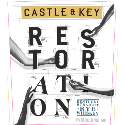 Castle & Key Restoration Rye 2024 Release Whiskey