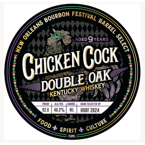 Chicken Cock New Orleans Bourbon Festival Barrel Select Whiskey