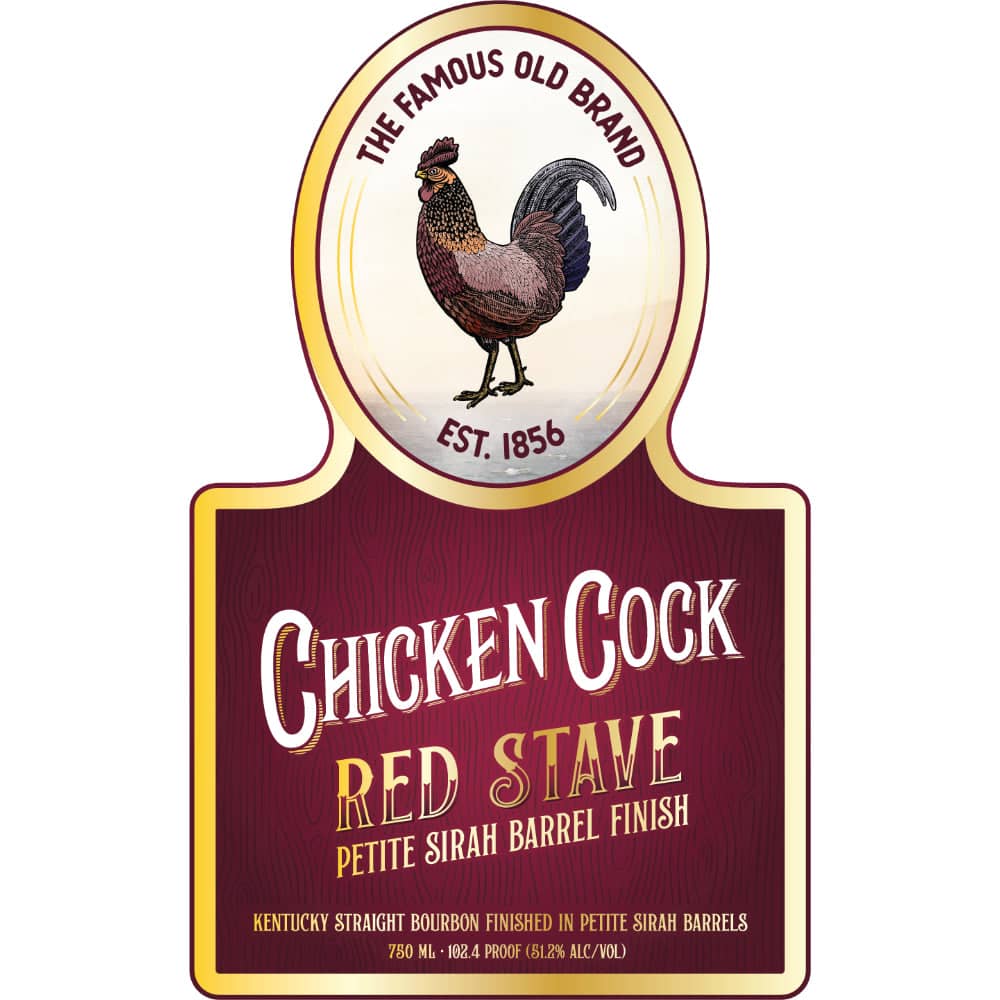 Chicken Cock Red Stave Straight Bourbon Whiskey