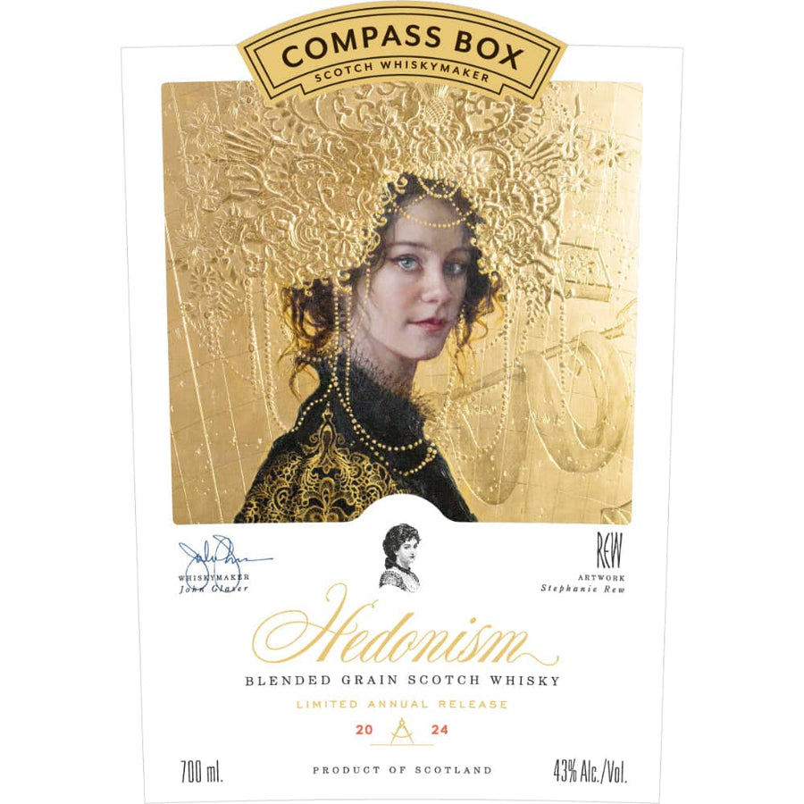 Compass Box Hedonism 2024 Release Whiskey