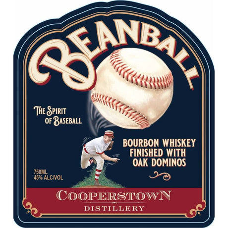 Cooperstown Beanball Bourbon Finished with Oak Dominos  Whiskey