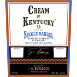 Cream of Kentucky 7.5 Year Old Single Barrel Bottled in Bond Straight Rye