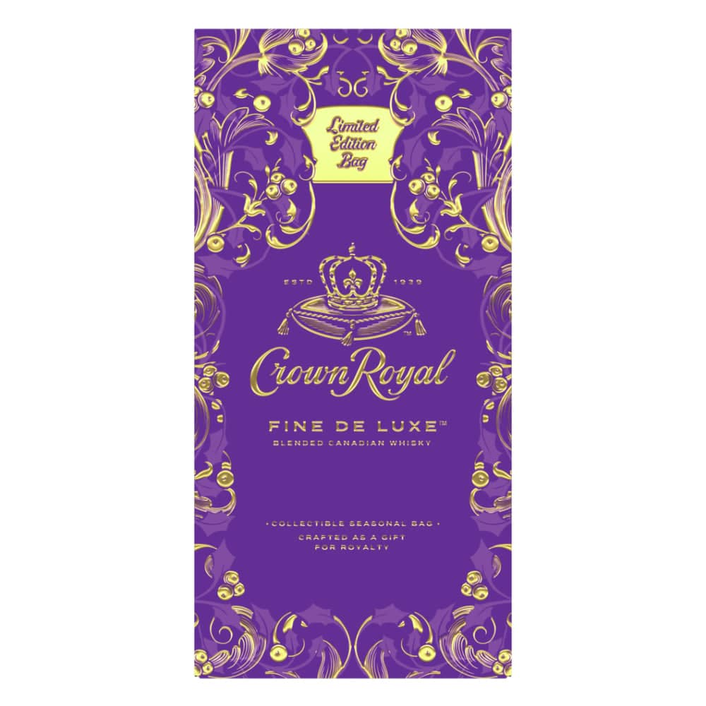 Crown Royal Fine De Luxe Limited Edition Holiday Bag Whiskey