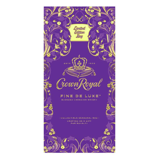 Crown Royal Fine De Luxe Limited Edition Holiday Bag Whiskey