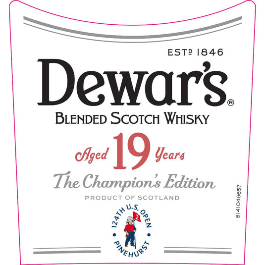 Dewar's 19 Year Old US Open The Champions Edition 2024 Whiskey