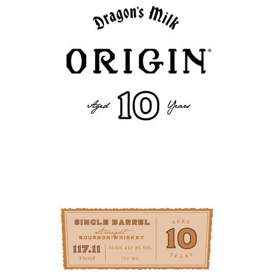 Dragon’s Milk Origin 10 Year Old Single Barrel Bourbon