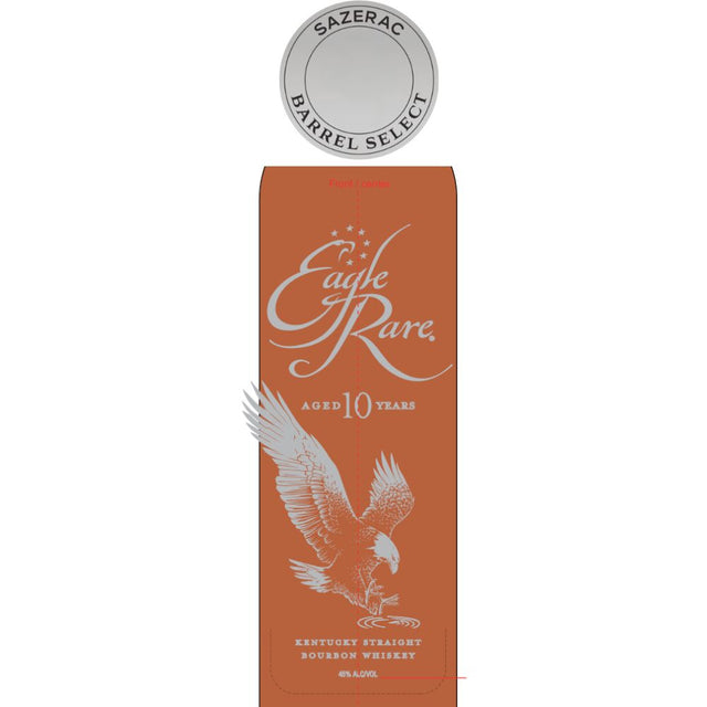 Eagle Rare 10 Year Old Bourbon Sazerac Barrel Select Whiskey