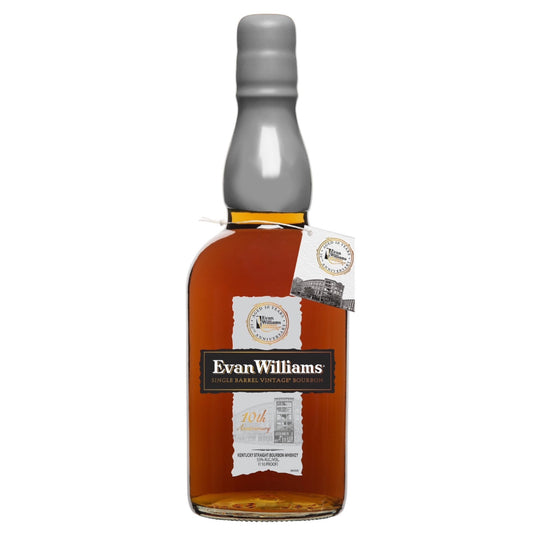 Evan Williams 10th Anniversary Single Barrel Vintage Bourbon Whiskey