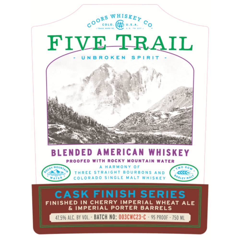 Five Trail Finished in Cherry Imperial Wheat Ale & Imperial Port Barrels