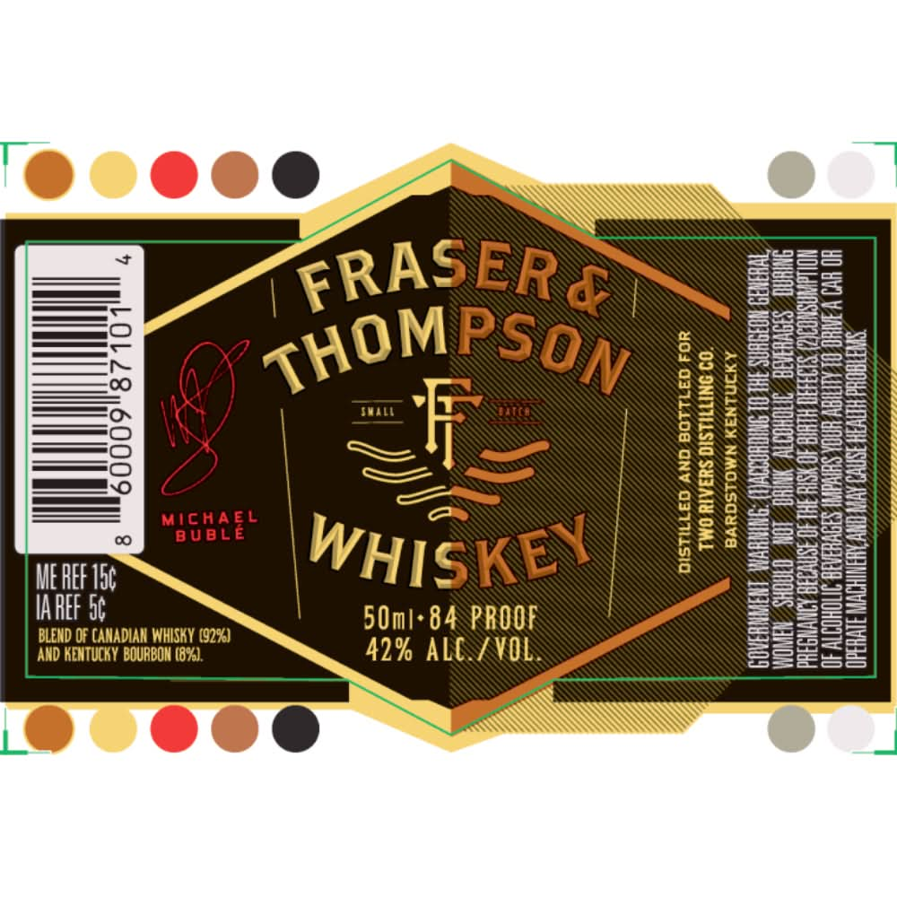 Fraser & Thompson Whiskey By Michael Bublé 50ml