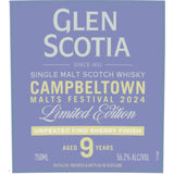Glen Scotia Campbeltown Malts Festival 2024 Whiskey