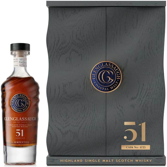 Glenglassaugh Serpentine Coastal Cask Collection 51 Year Old Whiskey