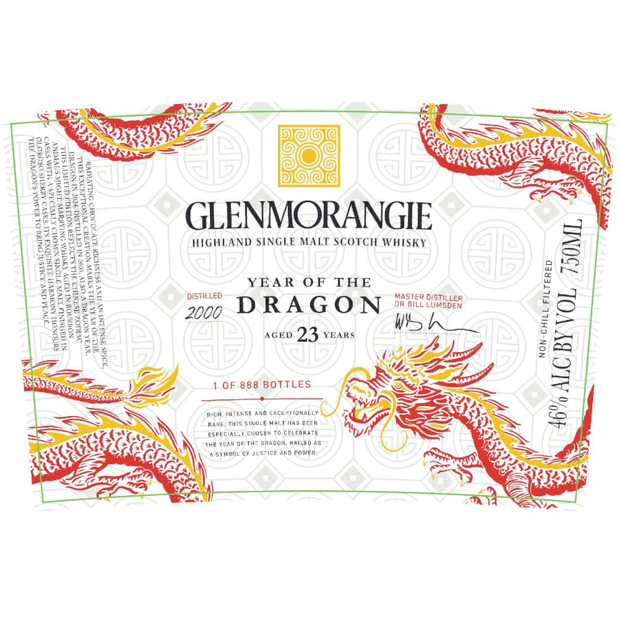 Glenmorangie Year Of The Dragon 23 Year Old Whiskey