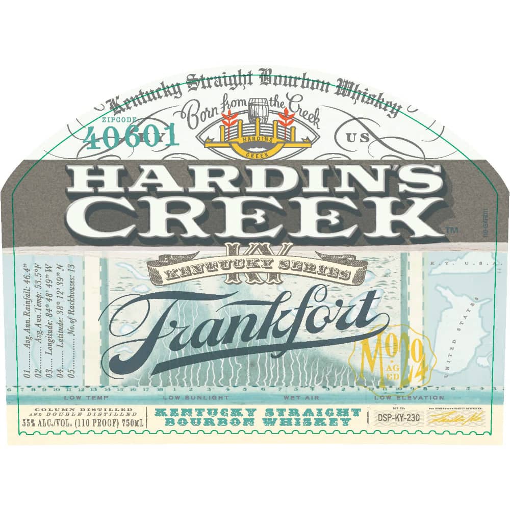 Hardin’s Creek Kentucky Series Frankfort Bourbon Whiskey