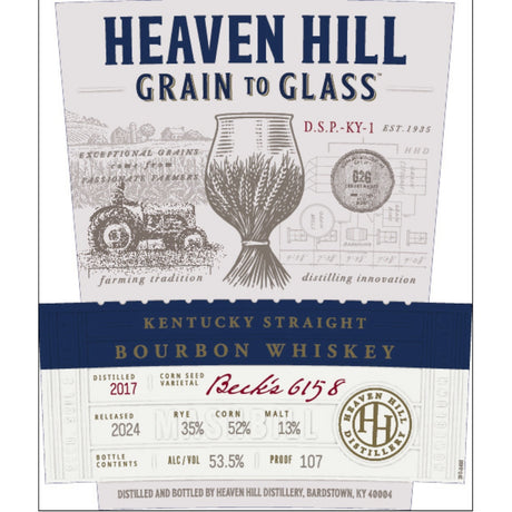 Heaven Hill Grain to Glass Straight Bourbon Whiskey