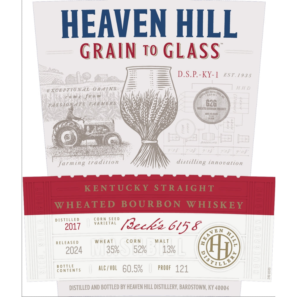 Heaven Hill Grain to Glass Kentucky Straight Wheated Bourbon