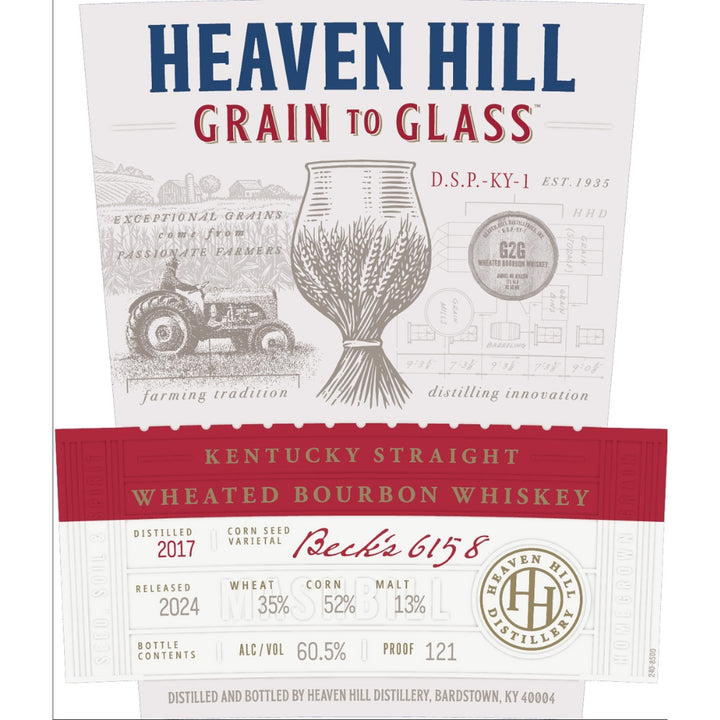 Heaven Hill Grain to Glass Kentucky Straight Wheated Bourbon