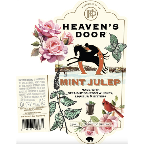 Heaven’s Door Mint Julep Bottled Cocktail 750ml