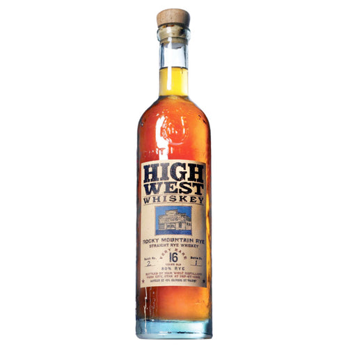 High West 16 Year Old Rocky Mountain Rye Whiskey