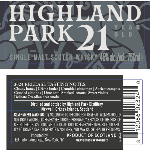 Highland Park 21 Year Old 2024 Release Whiskey