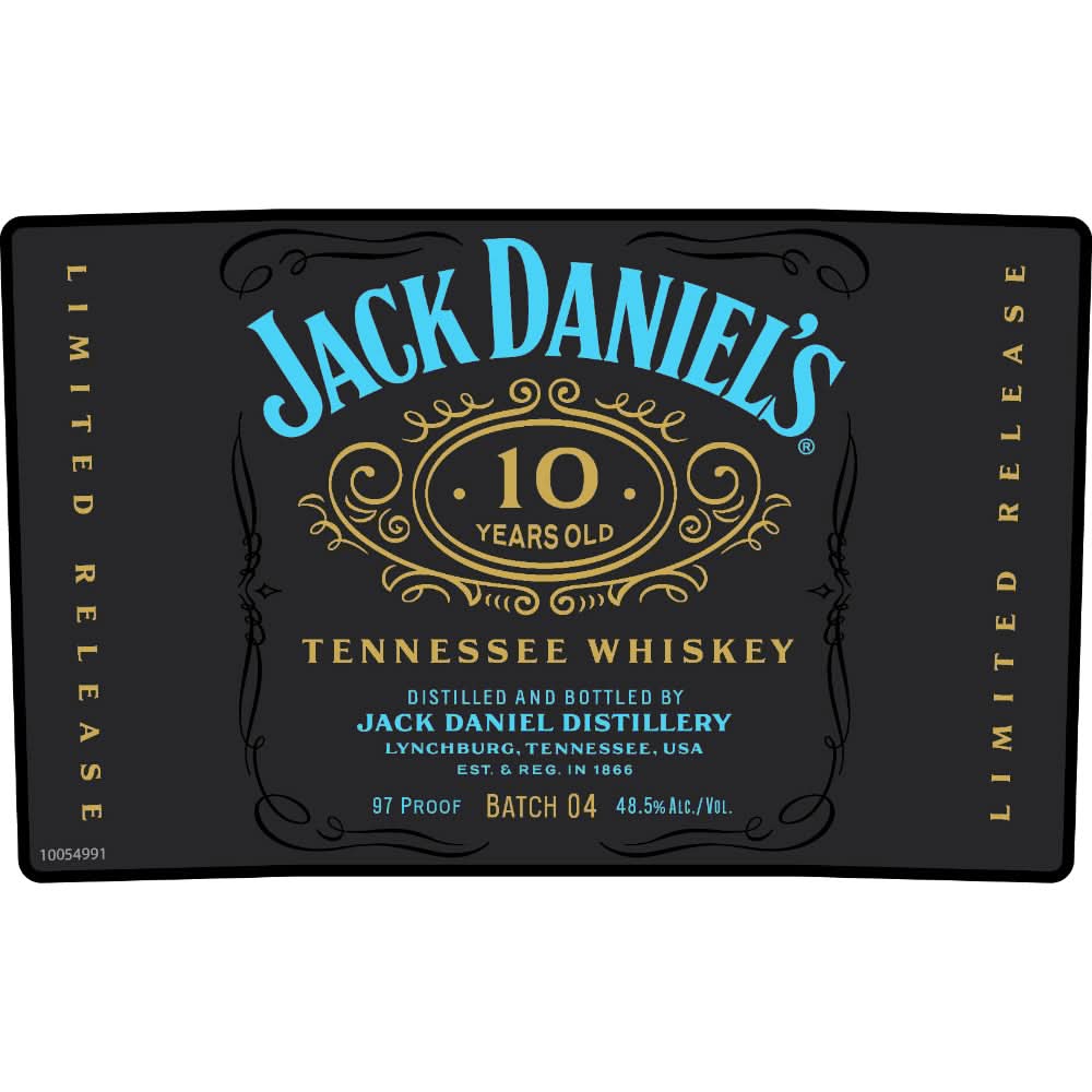 Jack Daniel's 10 Year Old Batch 04 Limited Release Whiskey – You Booze