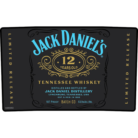 Jack Daniel's 12 Year Old Batch 03 Limited Release Whiskey