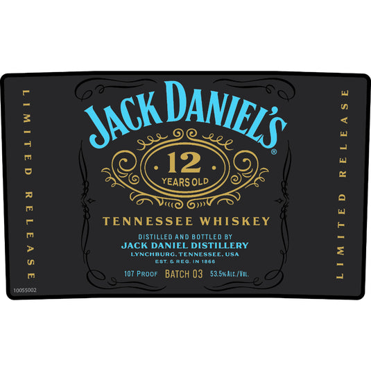 Jack Daniel's 12 Year Old Batch 03 Limited Release Whiskey