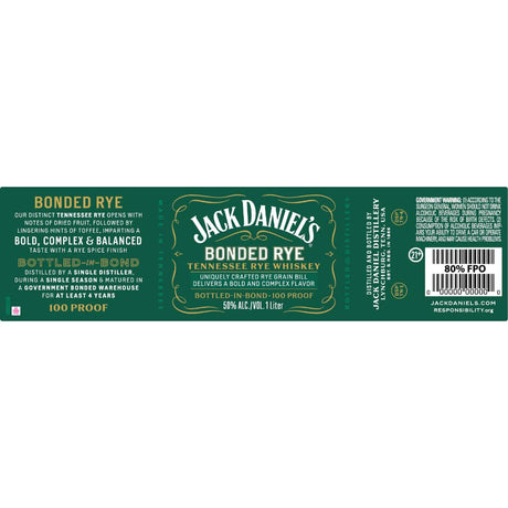 Jack Daniel’s Bonded Rye Whiskey