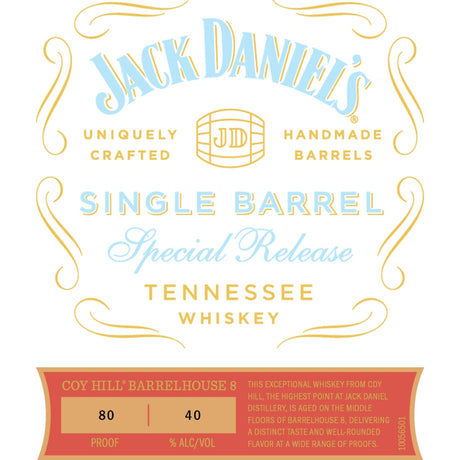 Jack Daniel’s 2024 Special Release Coy Hill Barrelhouse 8 Whiskey