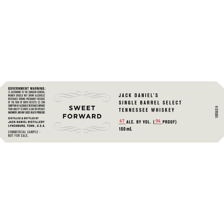 Jack Daniel’s Sweet Forward Single Barrel Select Whiskey