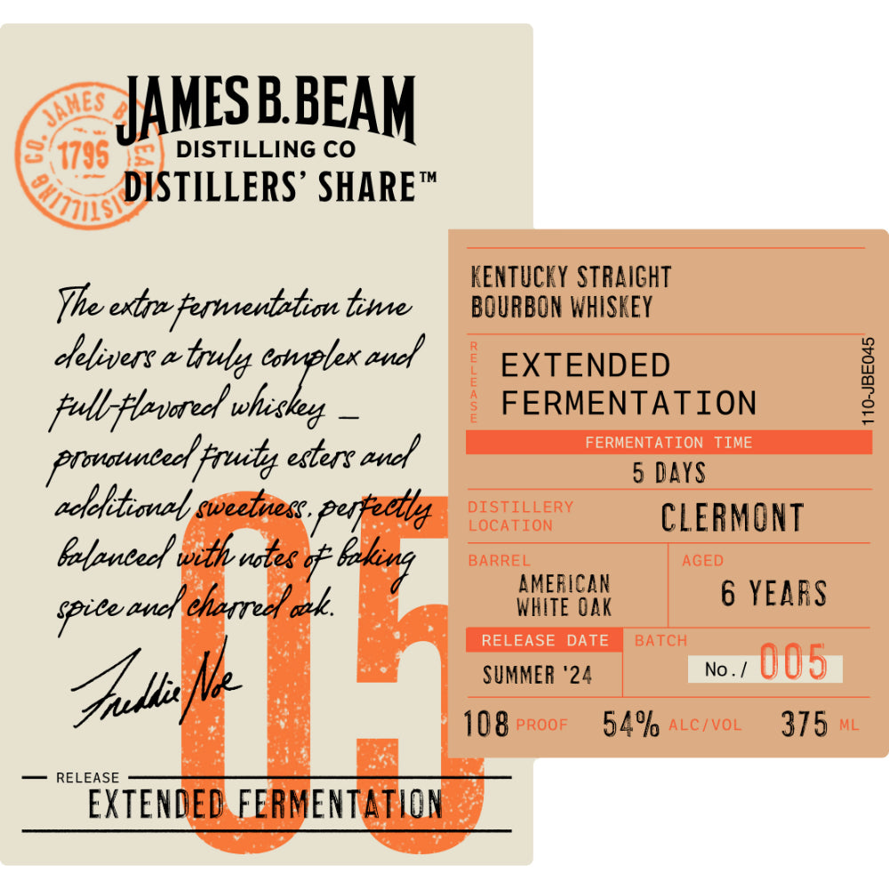 James B. Beam Distillers' Share 05 Extended Fermentation Whiskey