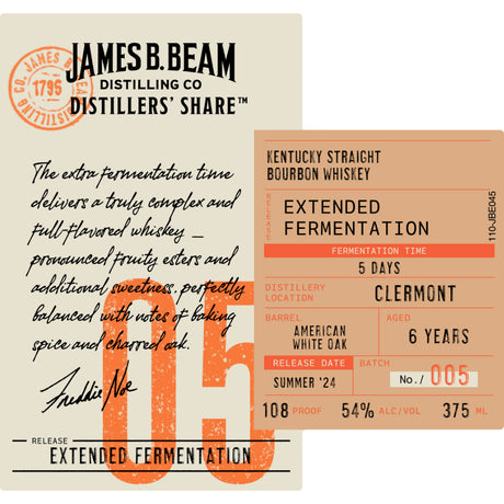 James B. Beam Distillers' Share 05 Extended Fermentation Whiskey